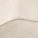 Draaistoel met arm Dakota beige chenille (Niagara 902 beige Chenille)