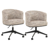 Draaistoel  Rochenne met wielen trendy nature (Be Trendy 01 Nature)