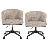 Draaistoel  Rochenne met wielen trendy nature (Be Trendy 01 Nature)