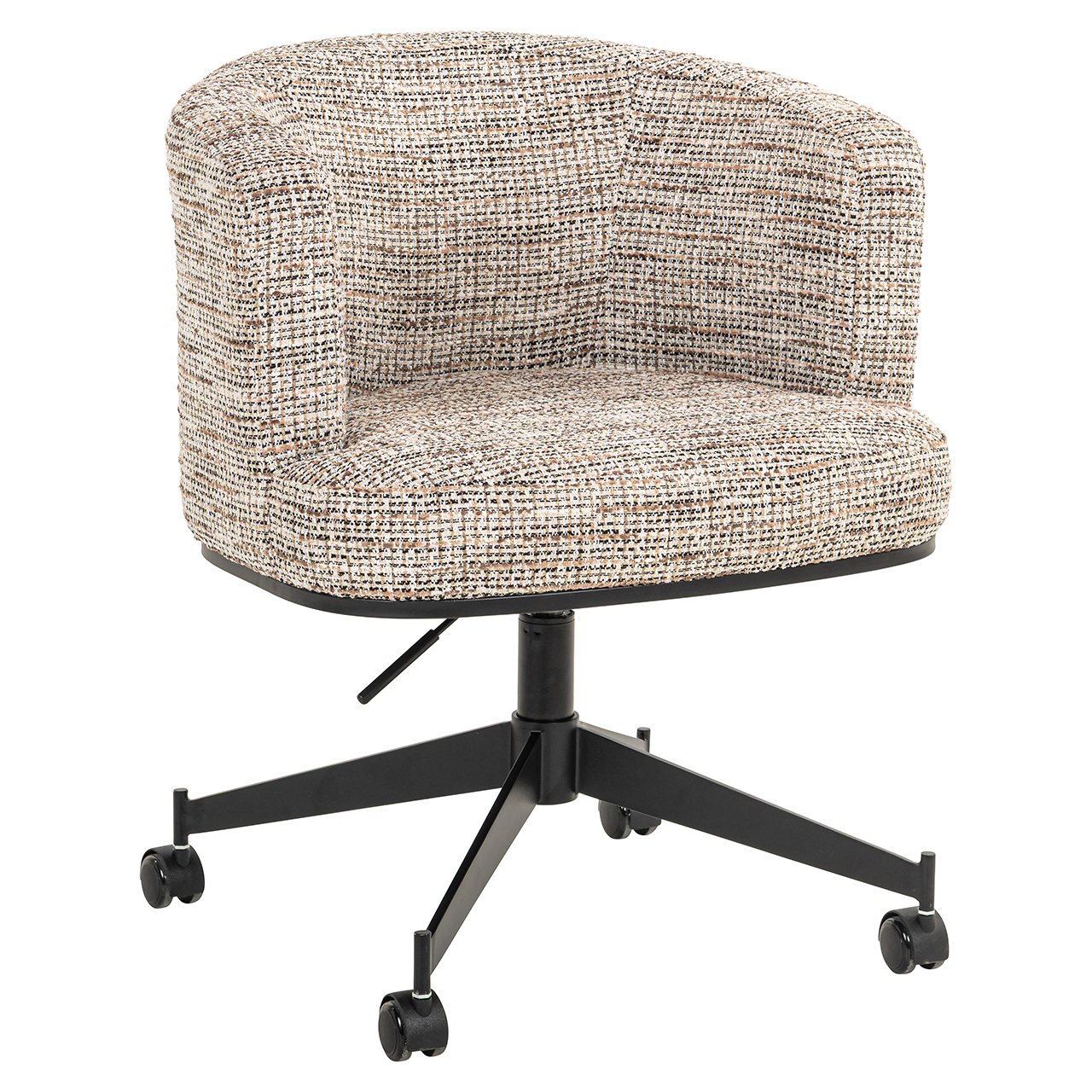 Draaistoel Rochenne met wielen trendy natuur (Be Trendy 01 Nature)