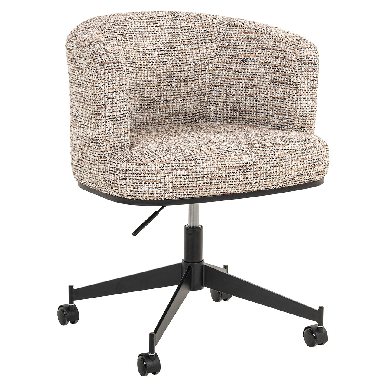 Draaistoel Rochenne met wielen trendy natuur (Be Trendy 01 Nature)