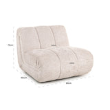 Fauteuil Kyli lovely cream (Be Lovely 11 Cream)