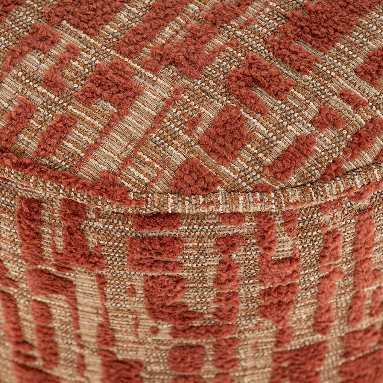 Poef Lexie 45Ø terra dalia (Dalia 511 Terra)