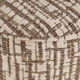 Poef Lexie 70Ø cream dalia (Dalia 11 Cream)