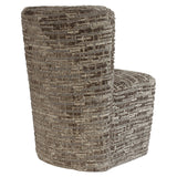 Stoel Lorain met wieltjes greige dalia (Dalia 45 Greige)