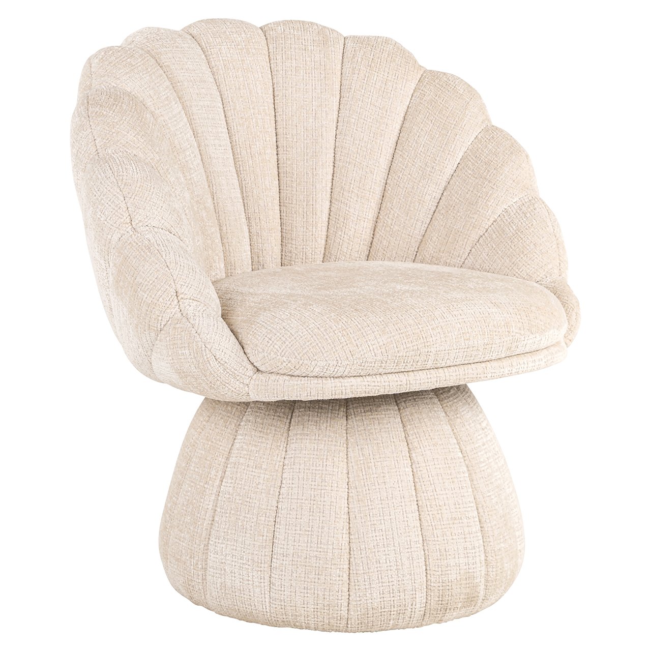 Fauteuil Blossom beige chenille (Niagara 902 beige Chenille)