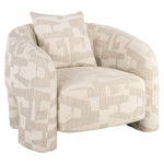 Lounge fauteuil Tuscany beige graffic (Beige graffic)