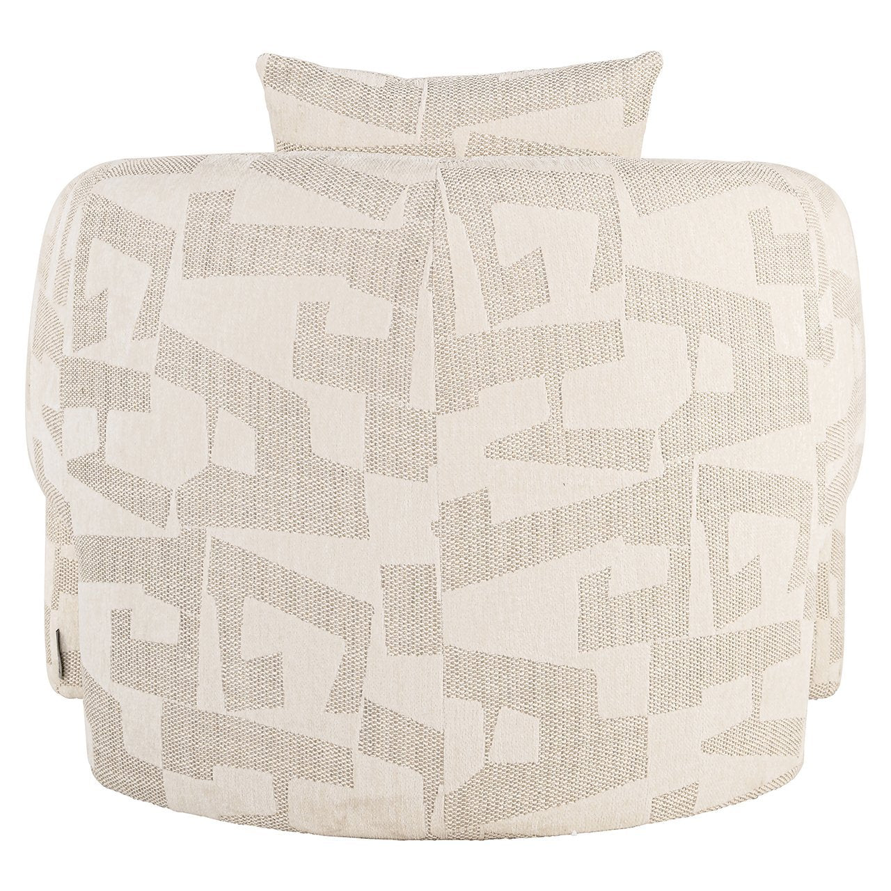 Lounge fauteuil Tuscany beige graffic (Beige graffic)