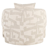 Lounge fauteuil Tuscany beige graffic (Beige graffic)