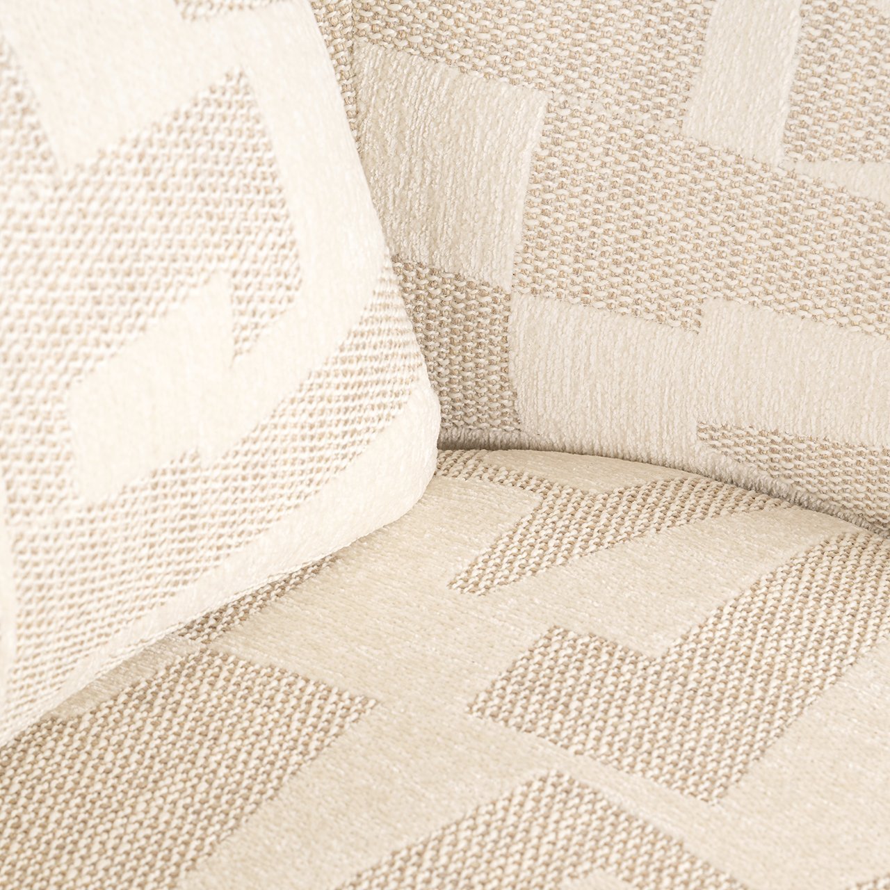 Lounge fauteuil Tuscany beige graffic (Beige graffic)