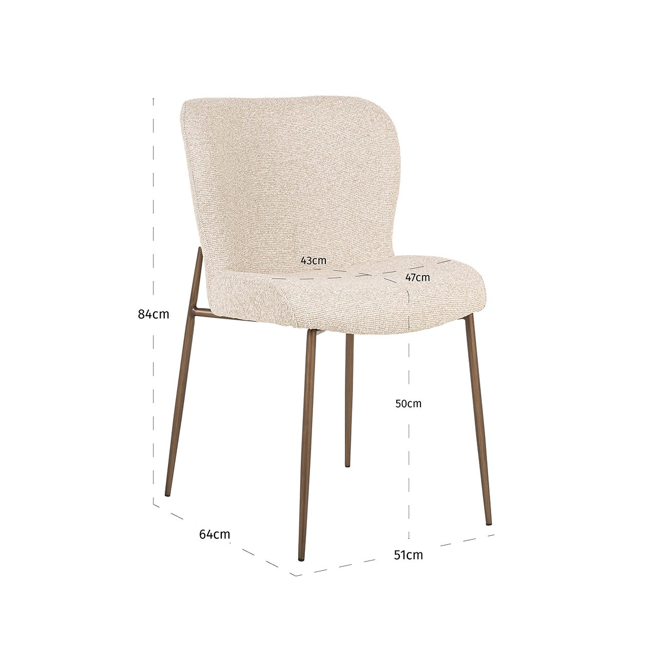 Stoel Odarby biscotti (set van 2) (Biscotti)