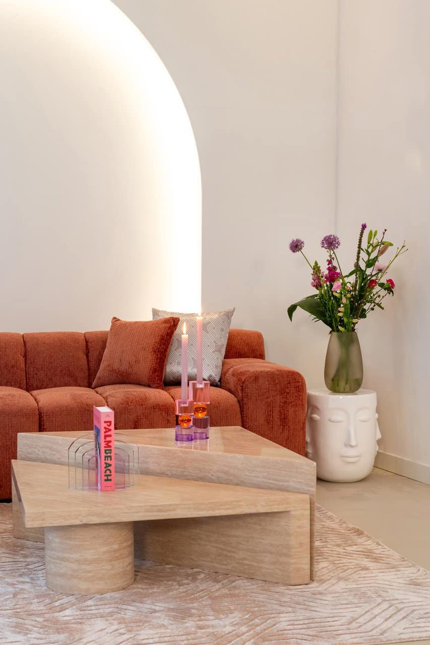 Bijzettafel Christy wit