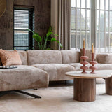 Bijzettafel Douglas 50Ø (Brown)