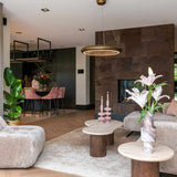 Bijzettafel Douglas 50Ø (Brown)