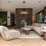 Bijzettafel Douglas 50Ø (Brown)