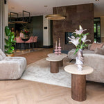 Bijzettafel Douglas 50Ø (Brown)