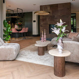 Bijzettafel Douglas 50Ø (Brown)