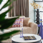 Bijzettafel Kimble paars groot 30Ø (Purple)