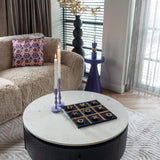 Bijzettafel Kimble paars groot 30Ø (Purple)