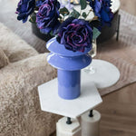 Bijzettafel Misty 30Ø (Black/white)