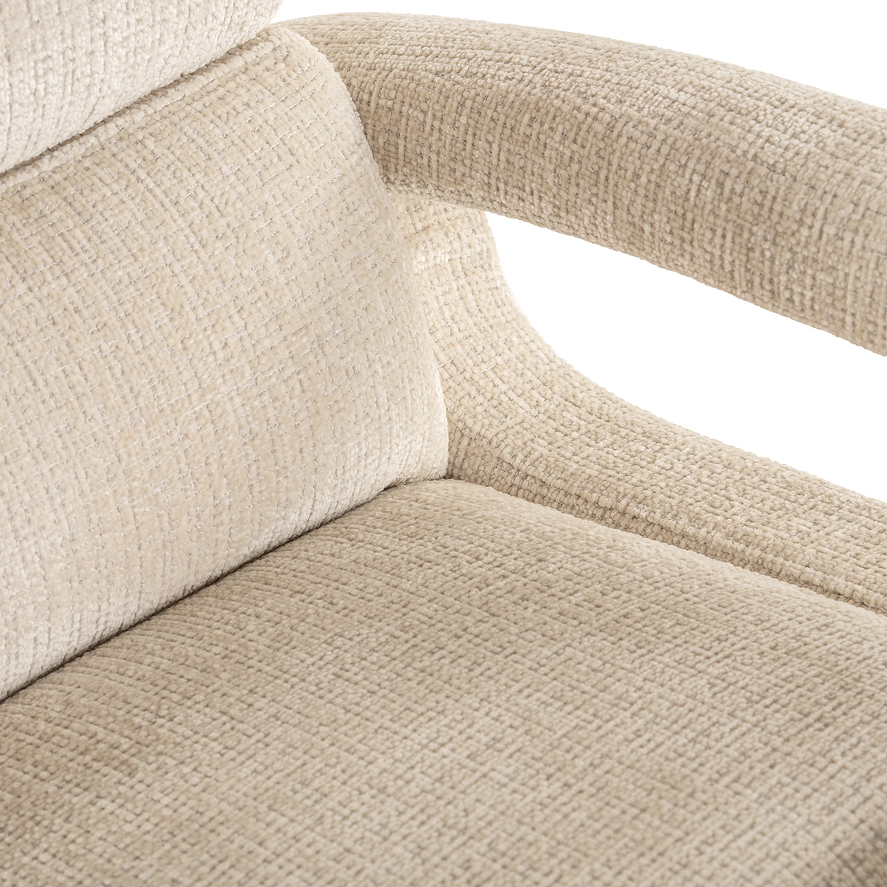 Relax draaifauteuil Denvi beige chenille (Niagara 902 beige Chenille)
