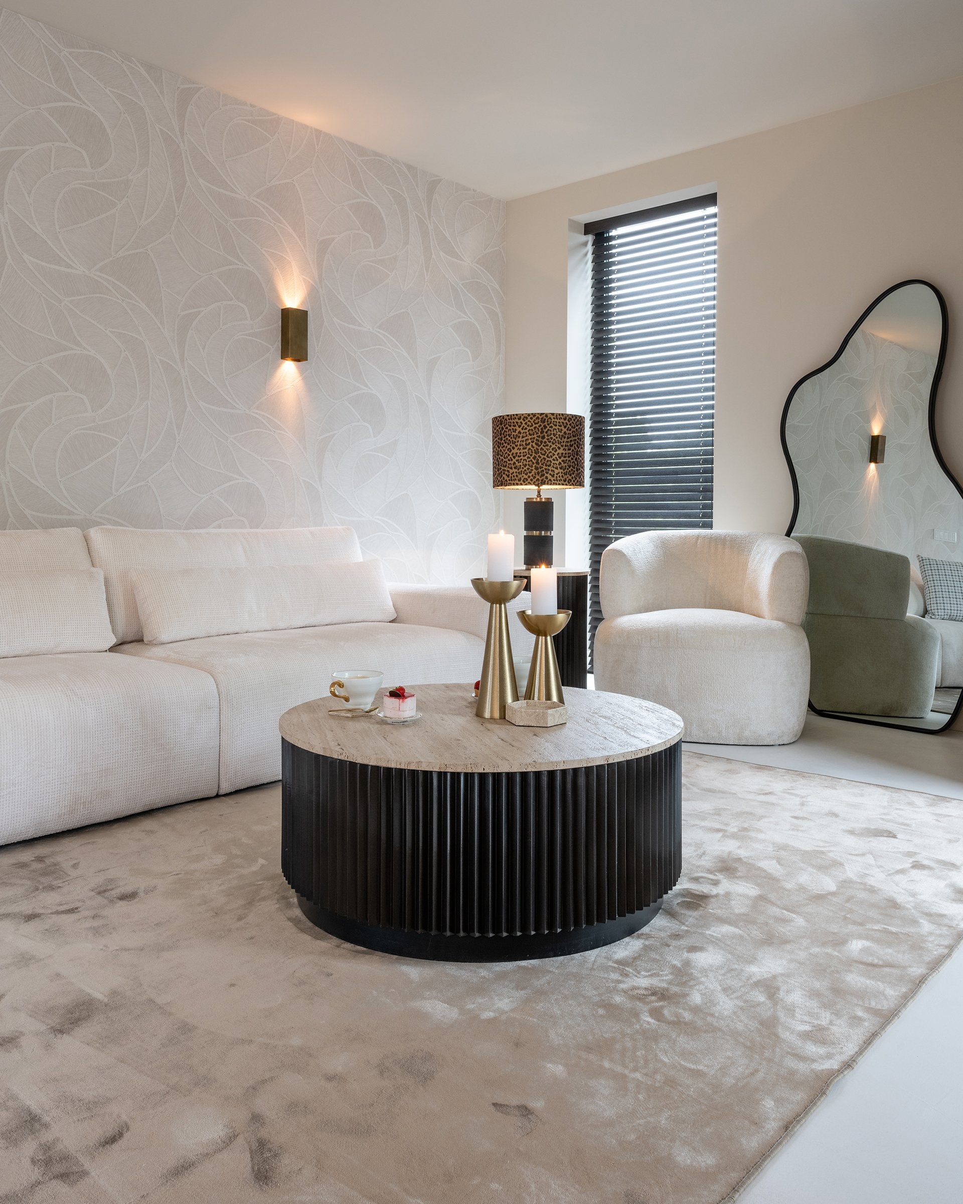 Kussen Juno natural 50x50 (Peacock 01 nature)