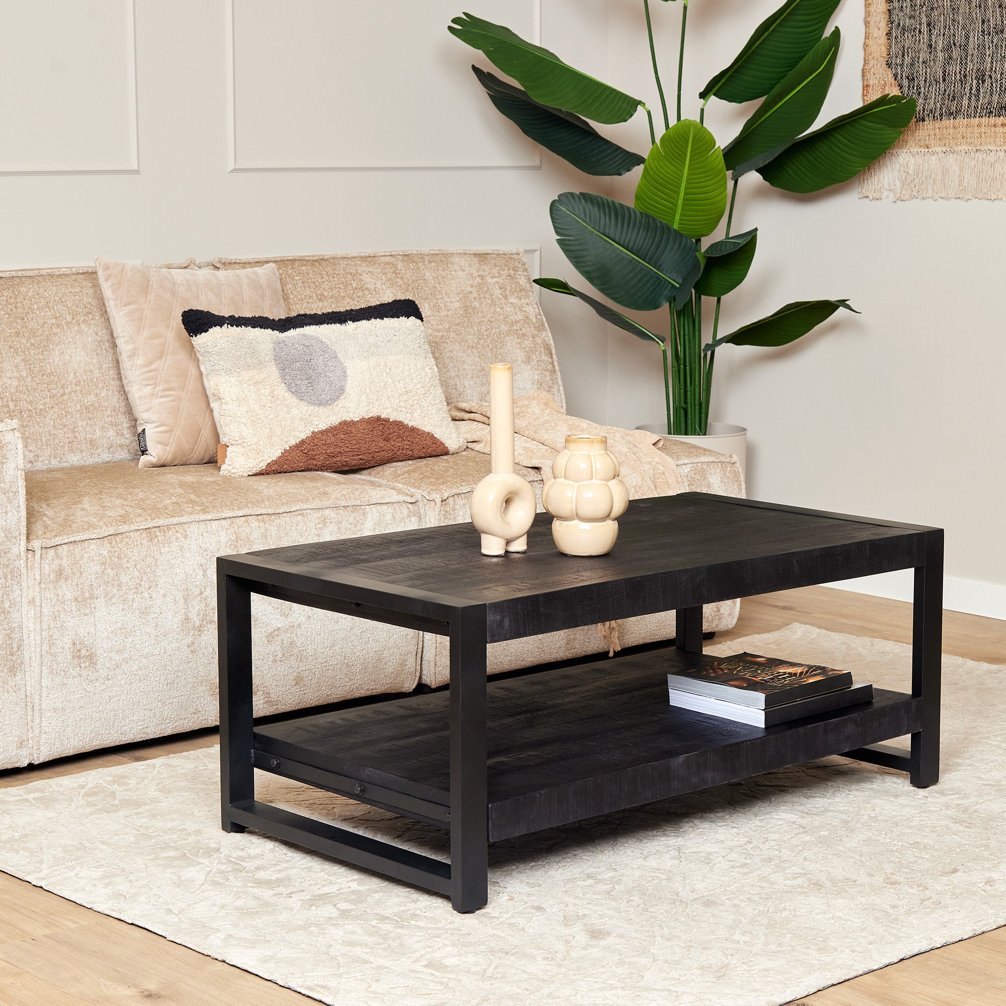 Salontafel Boaz Black | | onderblad