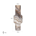 Vaas Noia groot (Brown)