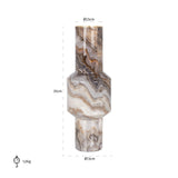 Vaas Noia groot (Brown)