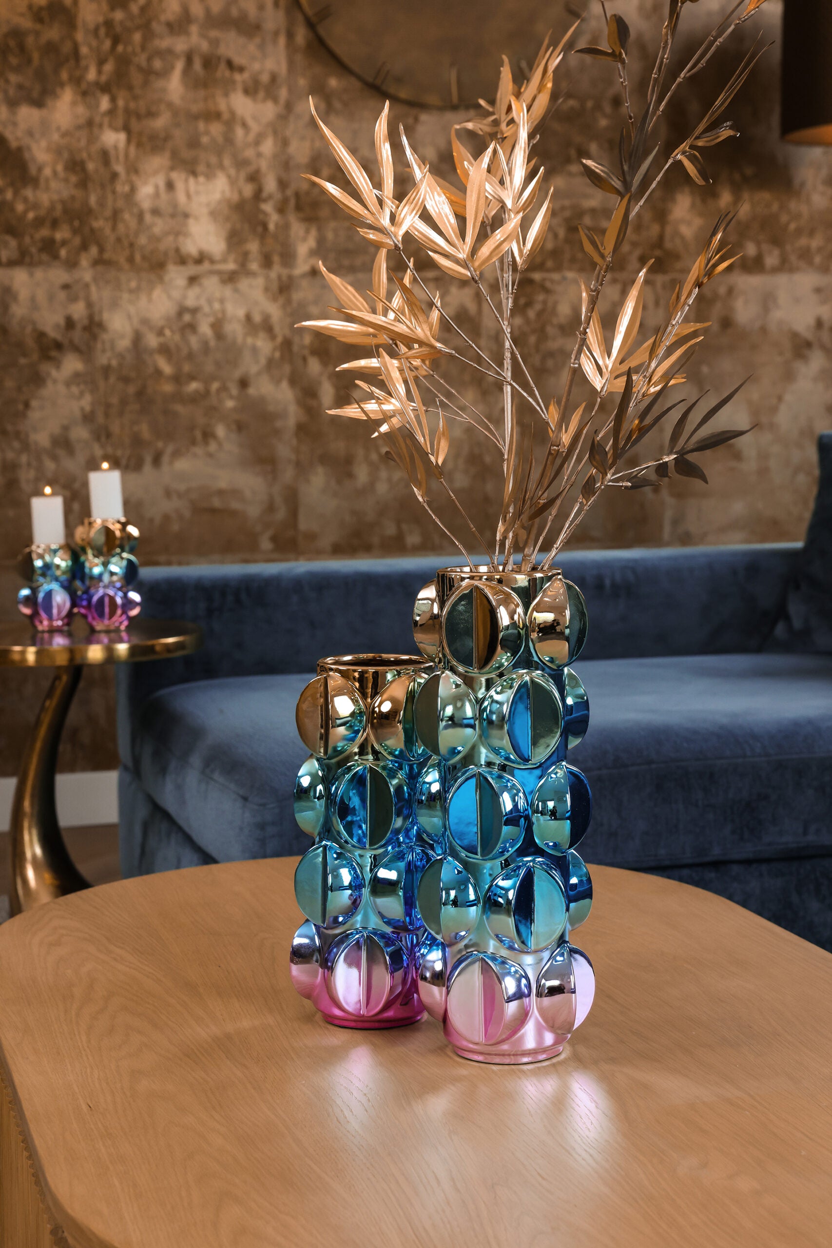 Bijzettafel Dolphin (Gold)