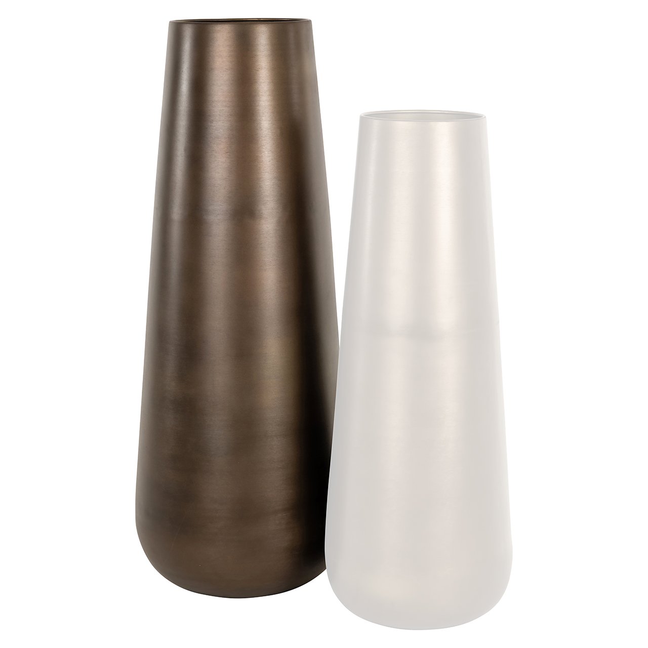 Vaas Kenza groot (Brass antique)