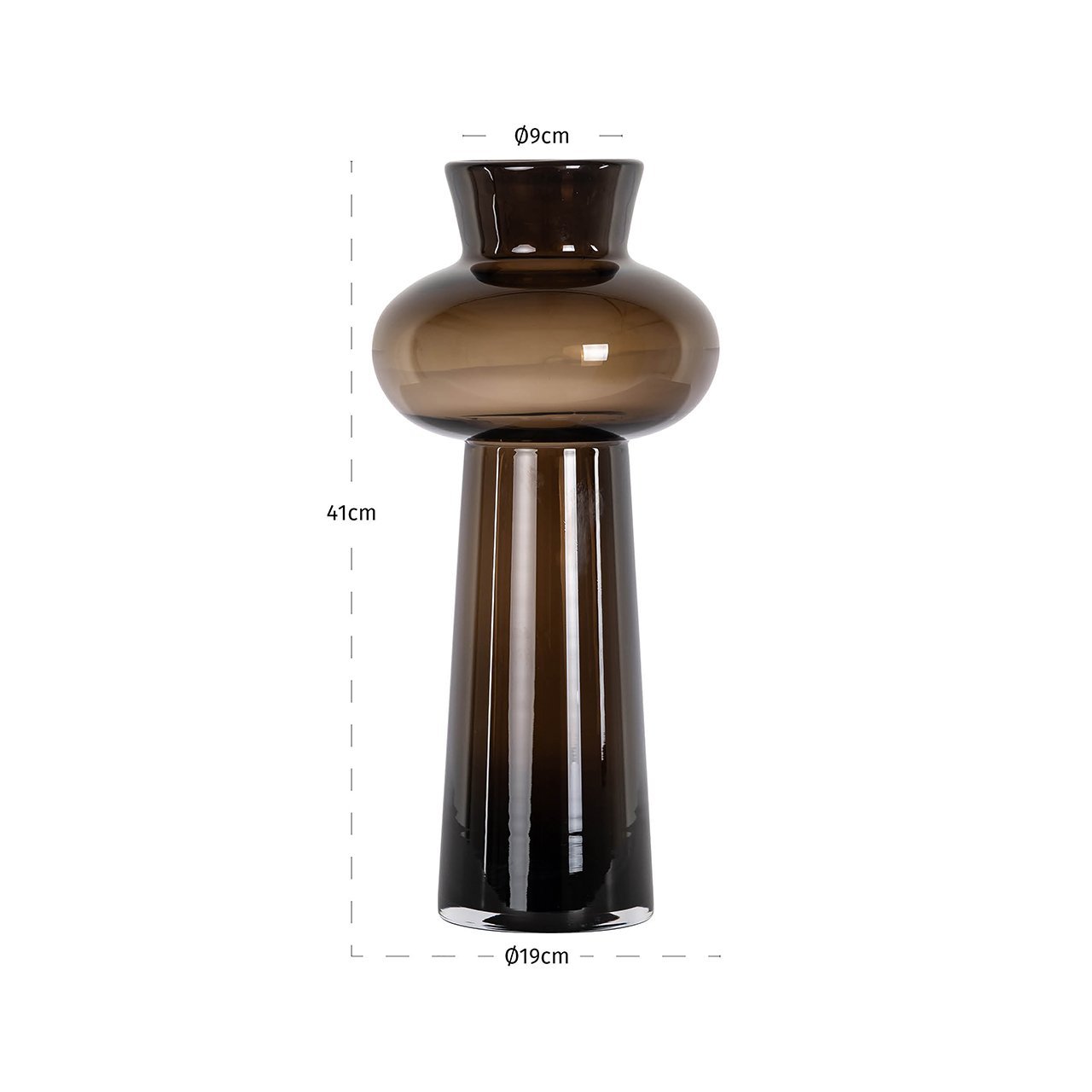 Vaas Jamey groot (Brown)