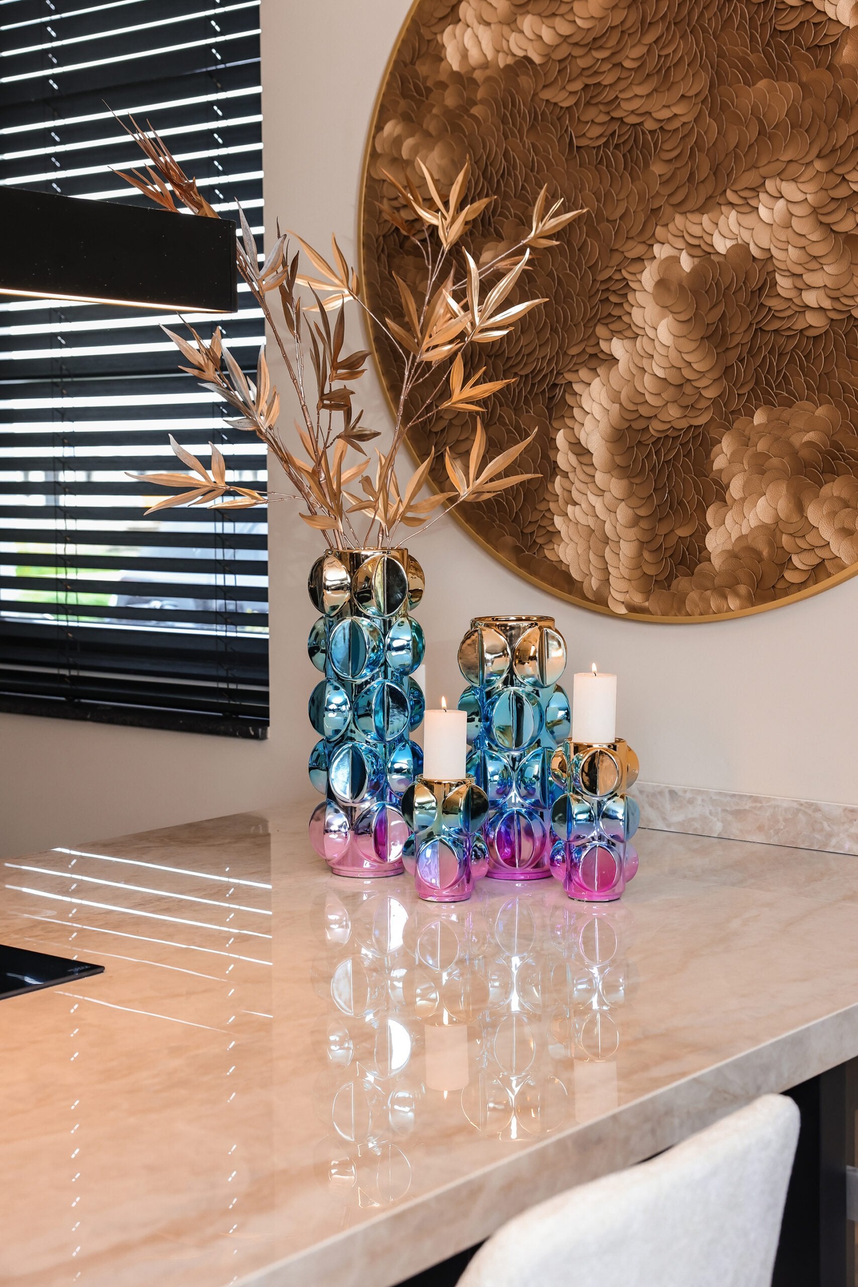 Wall art Bloom (Gold)