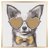 Wall art Bodhy (Black/gold)