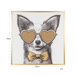 Wall art Bodhy (Black/gold)