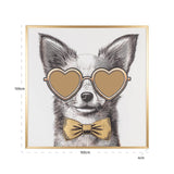 Wall art Bodhy (Black/gold)