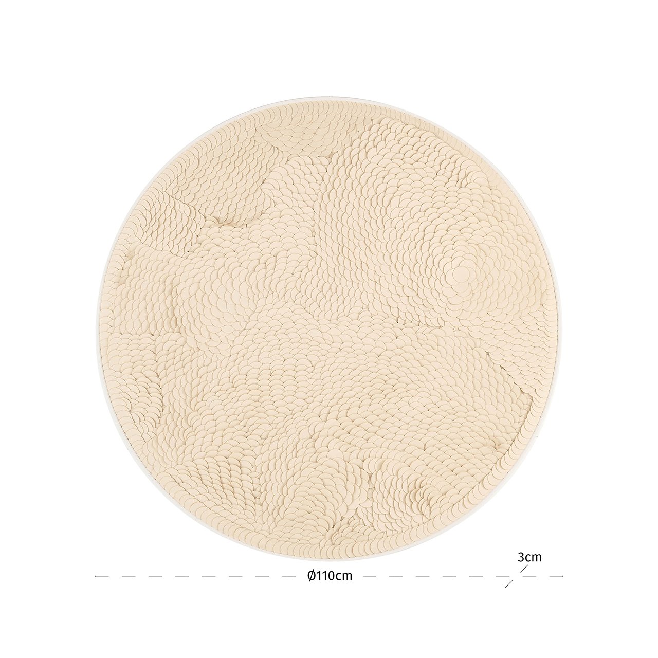 Wall art Flow (White)