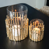 Windlicht Loretta klein (Gold)