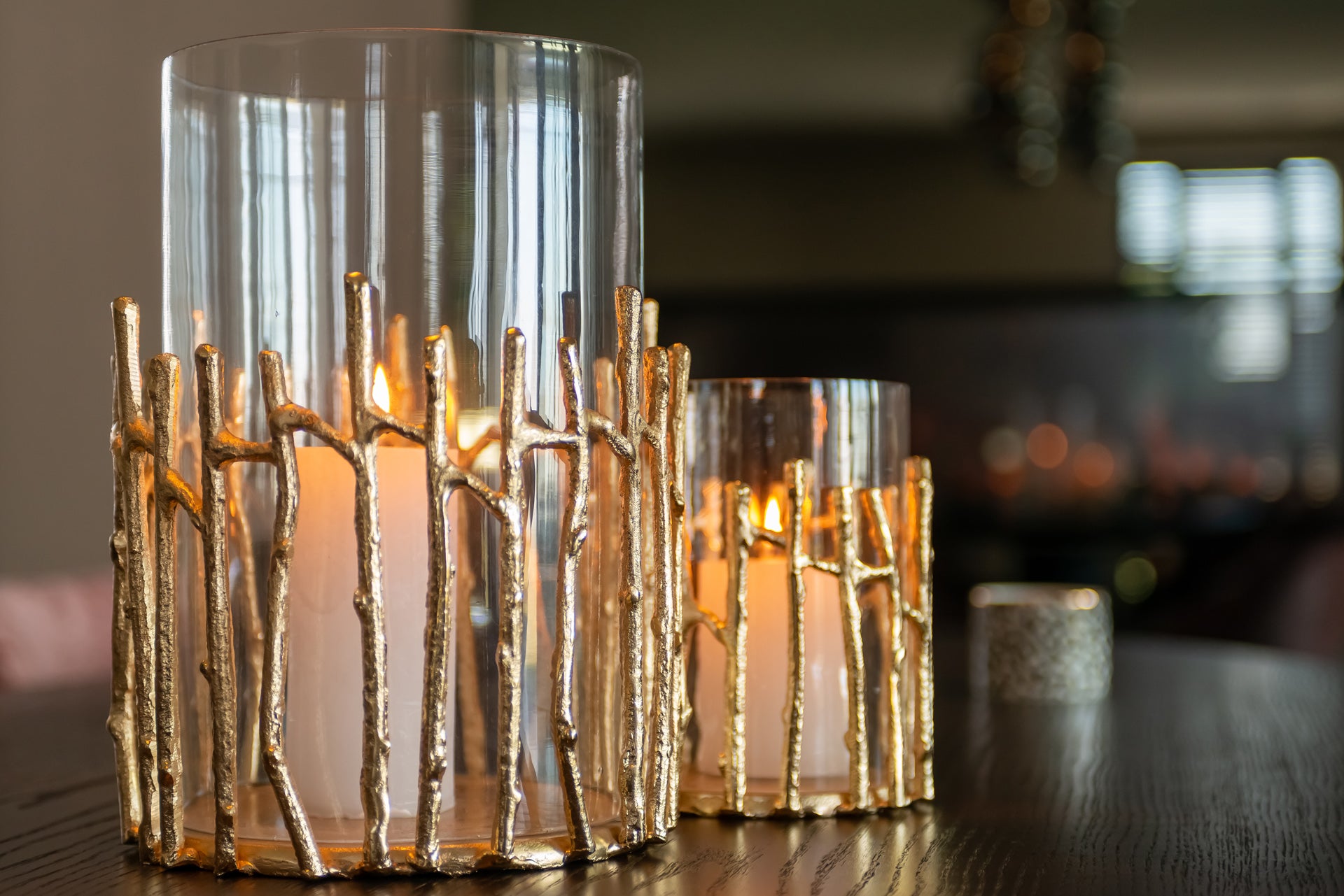 Windlicht Loretta klein (Gold)