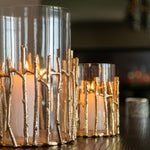 Windlicht Loretta klein (Gold)