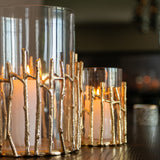 Windlicht Loretta klein (Gold)