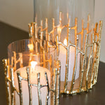 Windlicht Loretta klein (Gold)