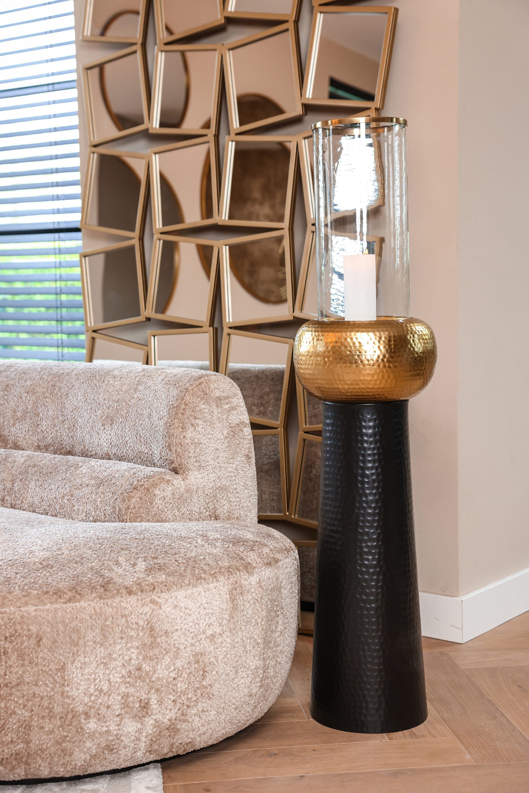 Spiegel Badia goud (Gold)