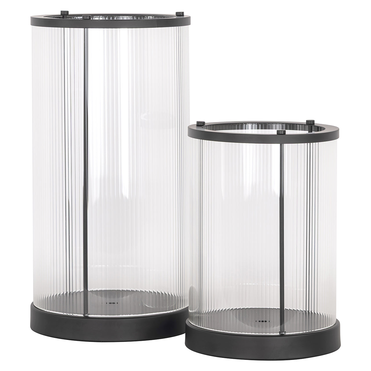 Windlicht Dayene groot (Black)