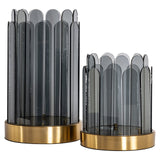 Windlicht Daisey klein (Smoke)